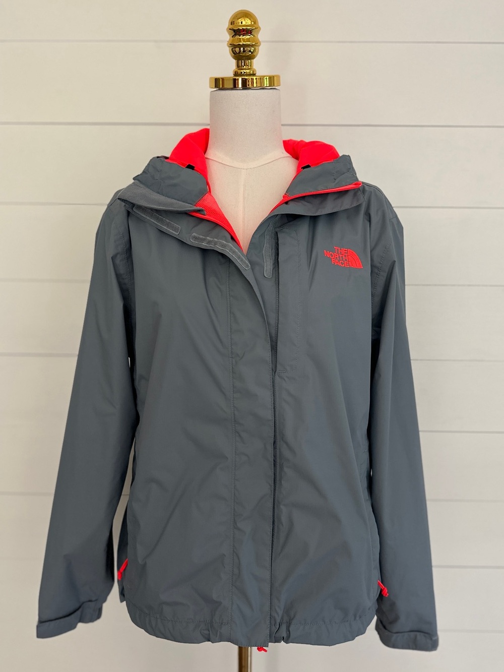 The North Face Women's Gray Rain Jacket